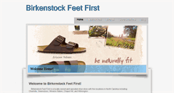 Desktop Screenshot of birkenstockfeetfirst.com