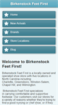Mobile Screenshot of birkenstockfeetfirst.com